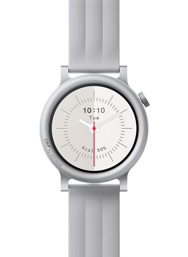 CMF By Nothing Watch 3 Pro Smart Watch , 1.43 Inch Light Grey