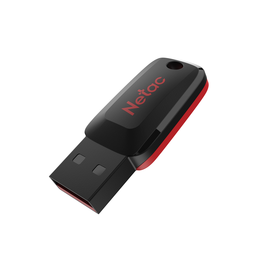 فلاش درايف USB 2 نيتاك ، 32 جيجا بايت احمر واسود - U197