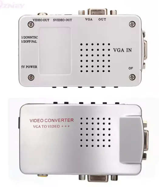 Generic VGA to AV converter ,Silver