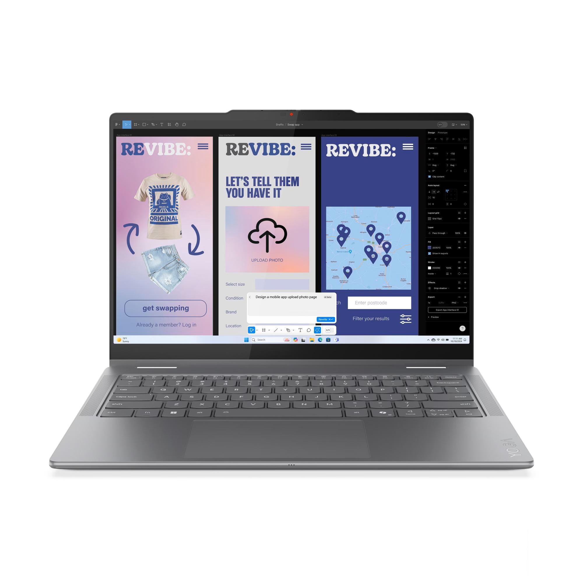 Lenovo YOGA 7 14ILL10 2-in-1 83JQ0097ED Laptop ,Intel Ultra 7 258V 14 Inch ,1 Terabyte SSD ,32 GB ,Intel Arc Graphics ,Windows 11 - Luna Grey