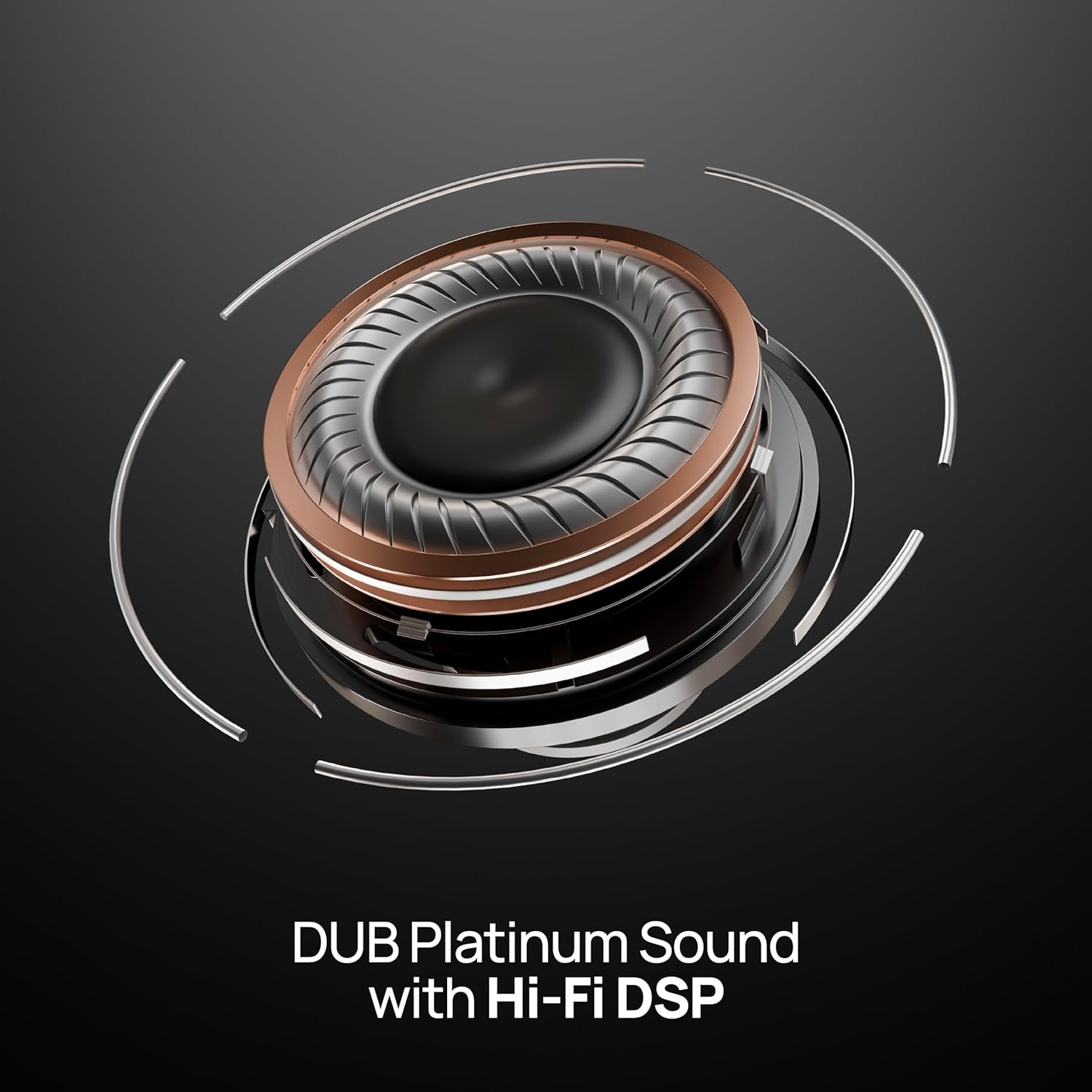 ايربودز اتش ام دي DUB X50 برو ، بخاصية إلغاء الضوضاء النشطة ، فضي
