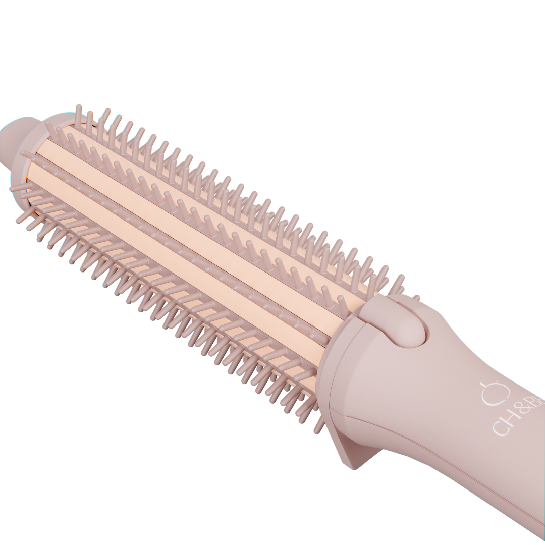 CH & BE Curla Hair Brush 230 Celsius , Pink - CB-H12-BP