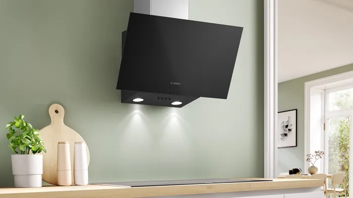 Bosch Series 2 Built-In Decorative Hood , 60 Centimeter , Black - DWK63PJ61T