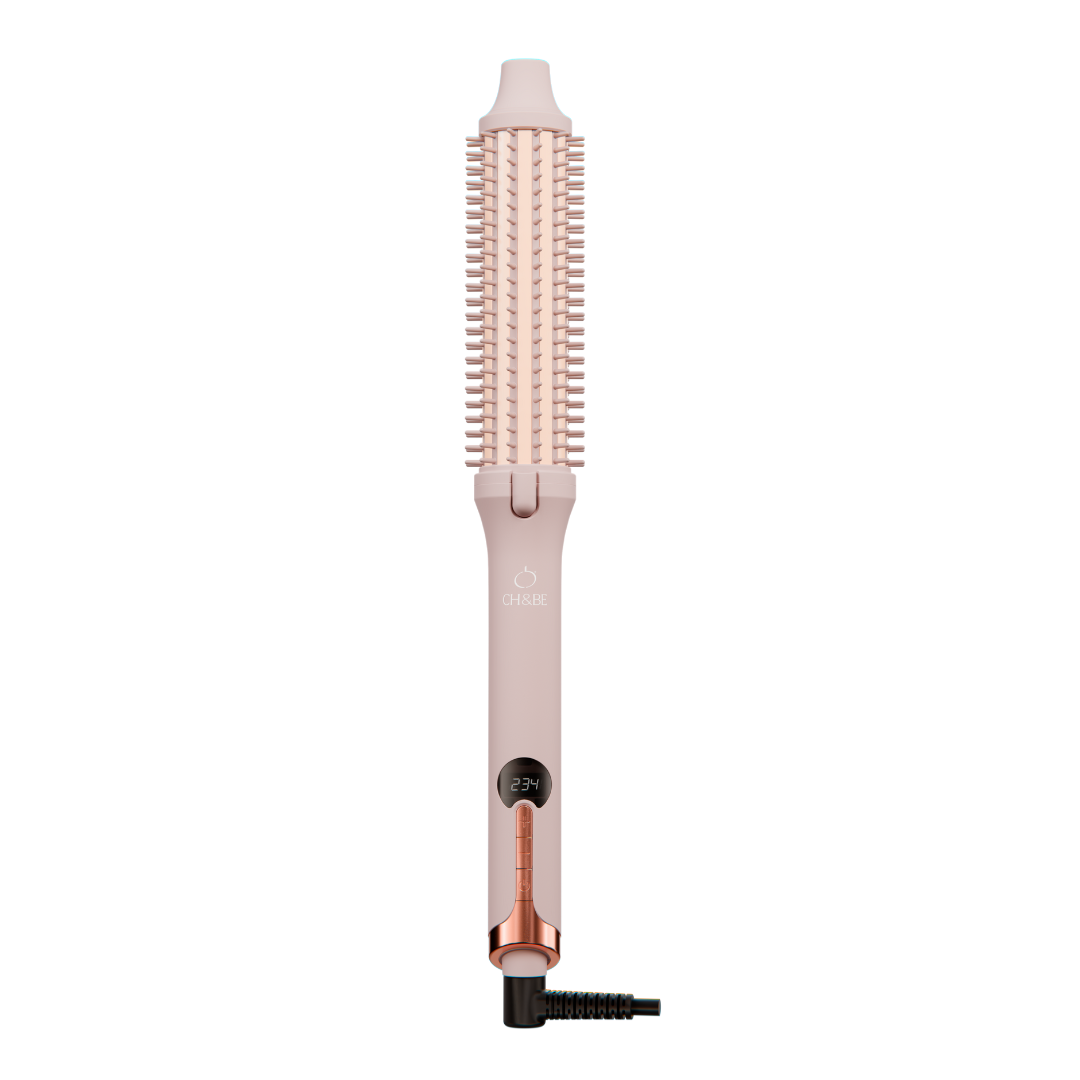 CH & BE Curla Hair Brush 230 Celsius , Pink - CB-H12-BP