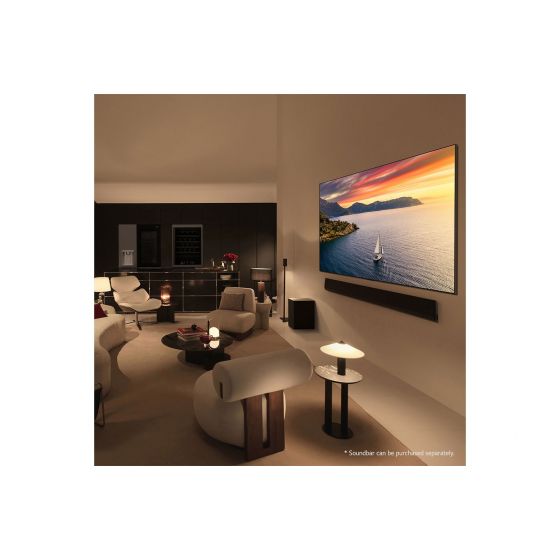 شاشة تلفزيون سمارت ال جي ، مقاس 77 بوصة ، OLED Evo ، دقة 4K UHD ، بريسيفر داخلي