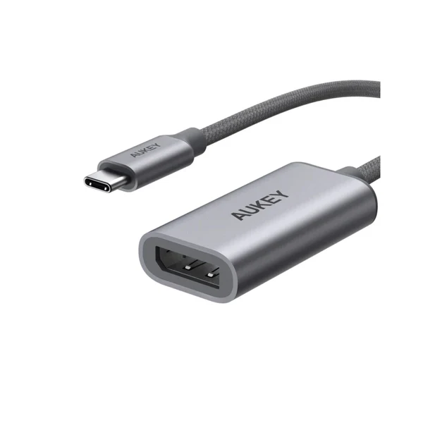 محول USB-C الى منفذ عرض اوكاي ترافيل دوك ، رمادي - UH-D01