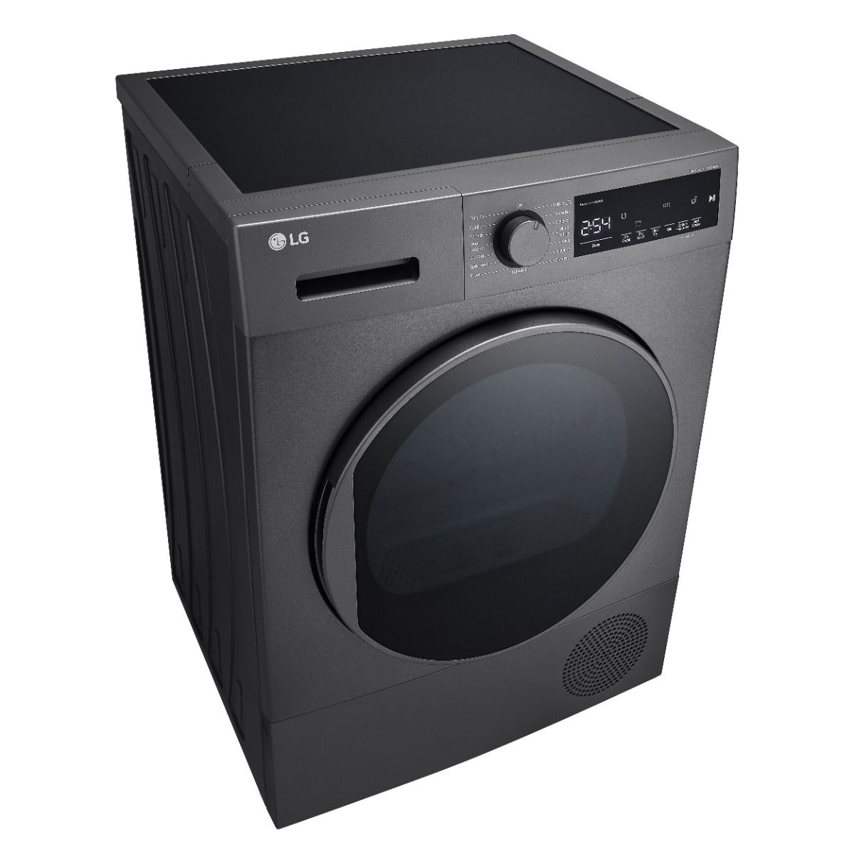 LG Dryer , 8 kg , Dark Silver - RH80T2SP7RM