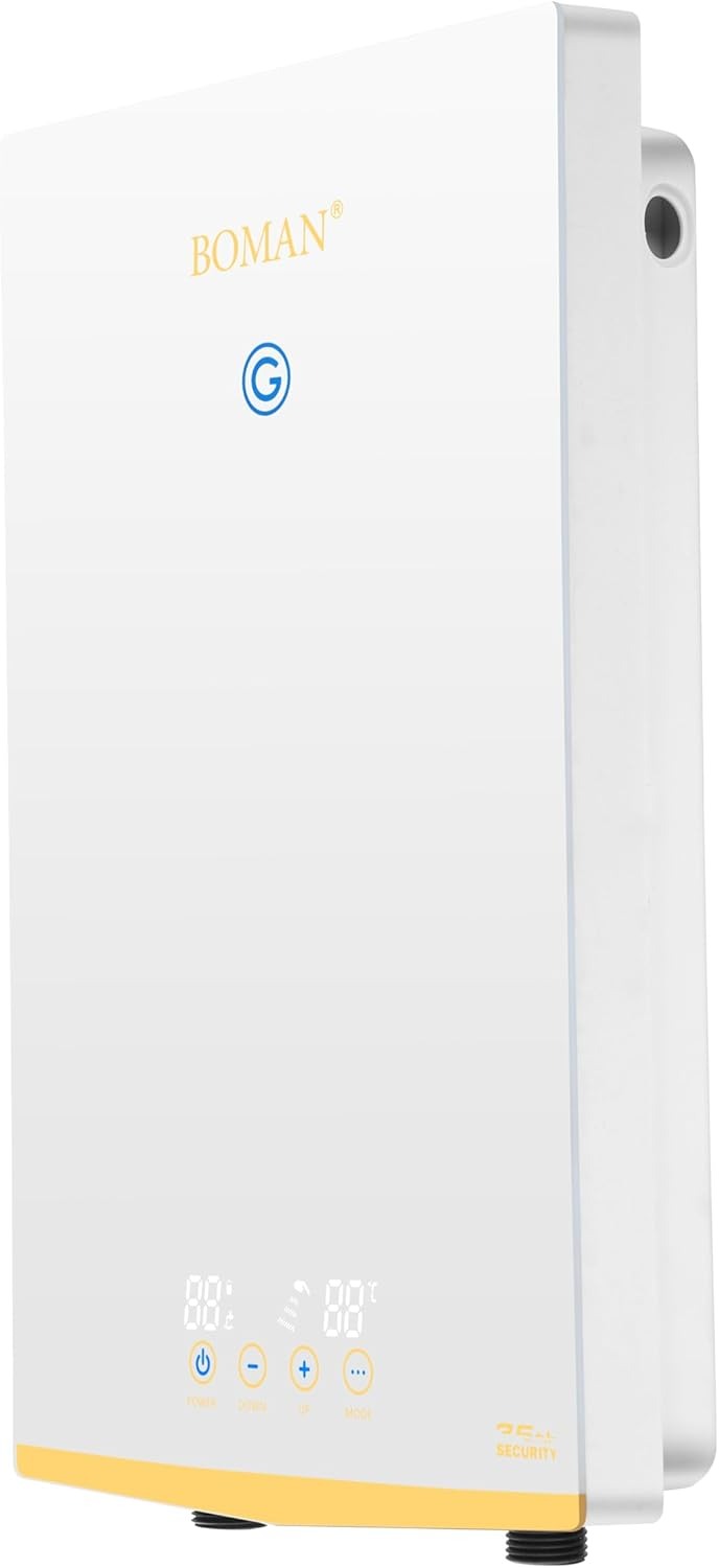 Boman Instant Water Heater , 12 Kilowatt White - WZL13