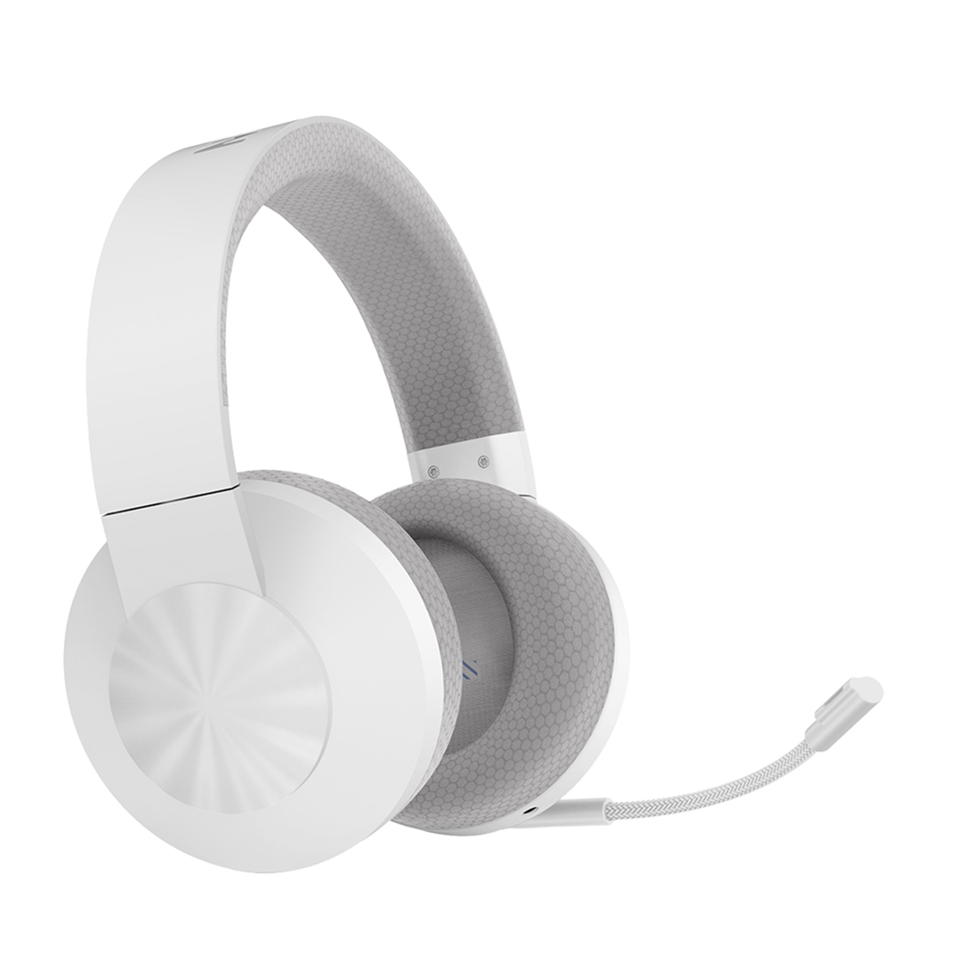 Lenovo Legion H600 Wired and Wireless Gaming Headset with Microphone , White Grey