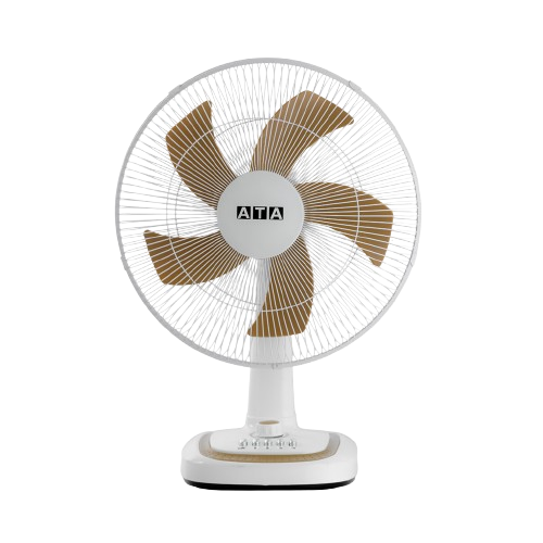 ATA Table Fan , White Bronze
