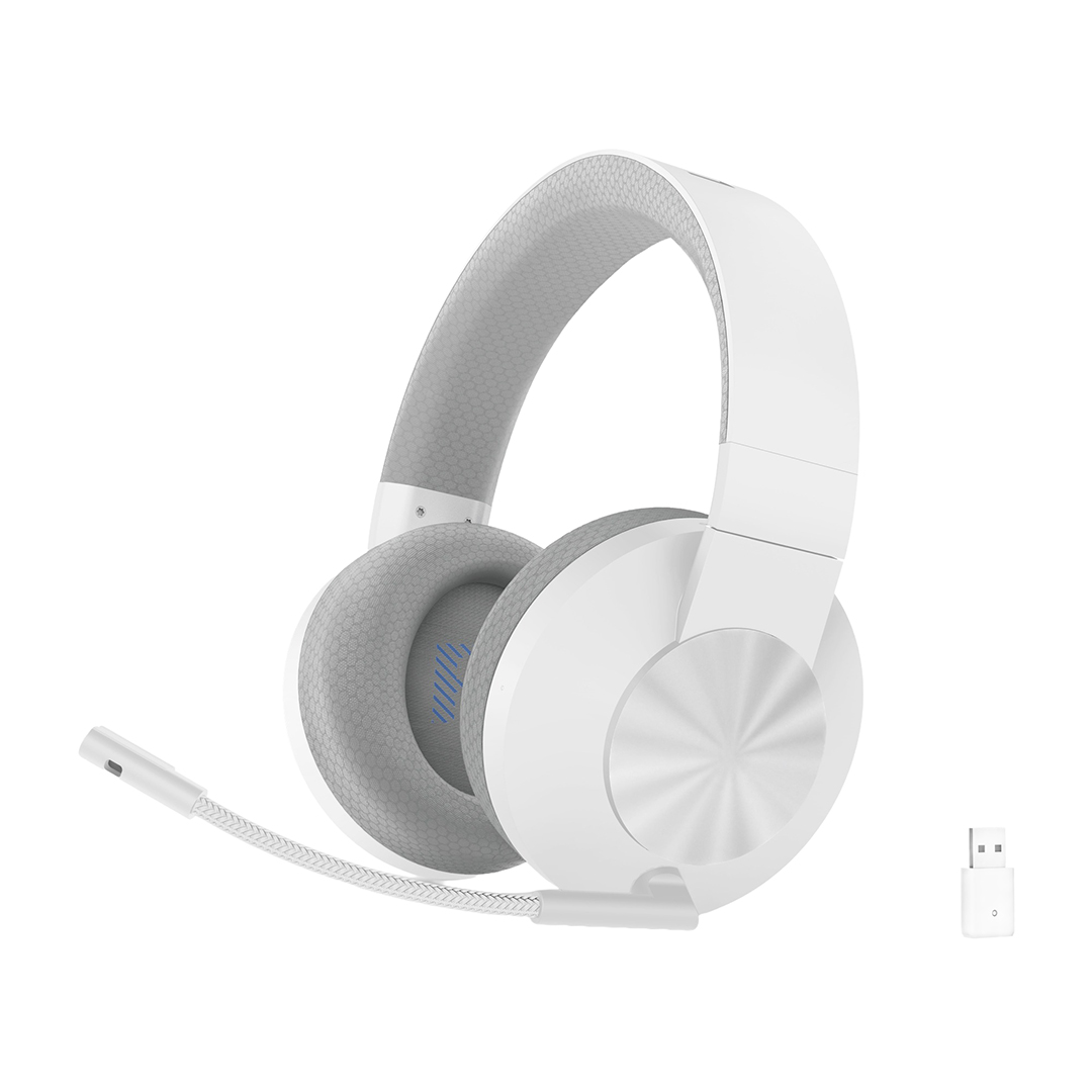 Lenovo Legion H600 Wired and Wireless Gaming Headset with Microphone , White Grey