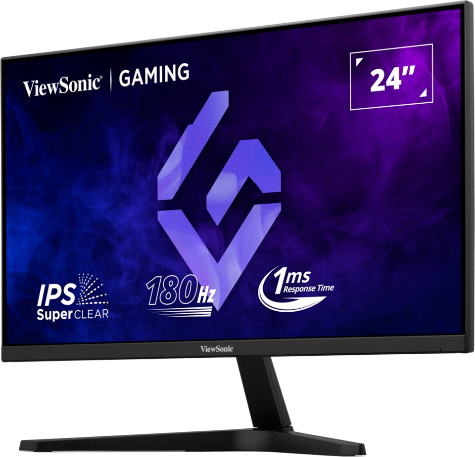شاشة جيمنج فيوسونيك VX24G1-HD ، مقاس 24 بوصة ، معدل تحديث 180 هرتز ، معدل استجابة 1 مللي ثانية ، اسود