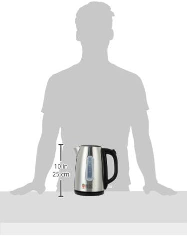 Black + Decker Electric Kettle , 1.7 Liter 2000 Watt , Silver - JC450-B5