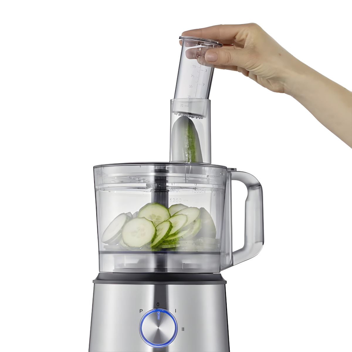 Severin Food Processor , 1200 Watt Silver - KM 3892