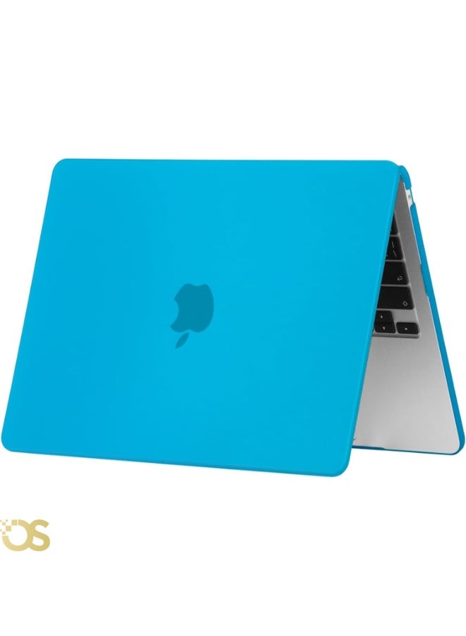 Generic Matte Hard Shell Case with Screen Protector for MacBook Air 13.3-inch (models A1932, A2179, A2337) , Light Blue