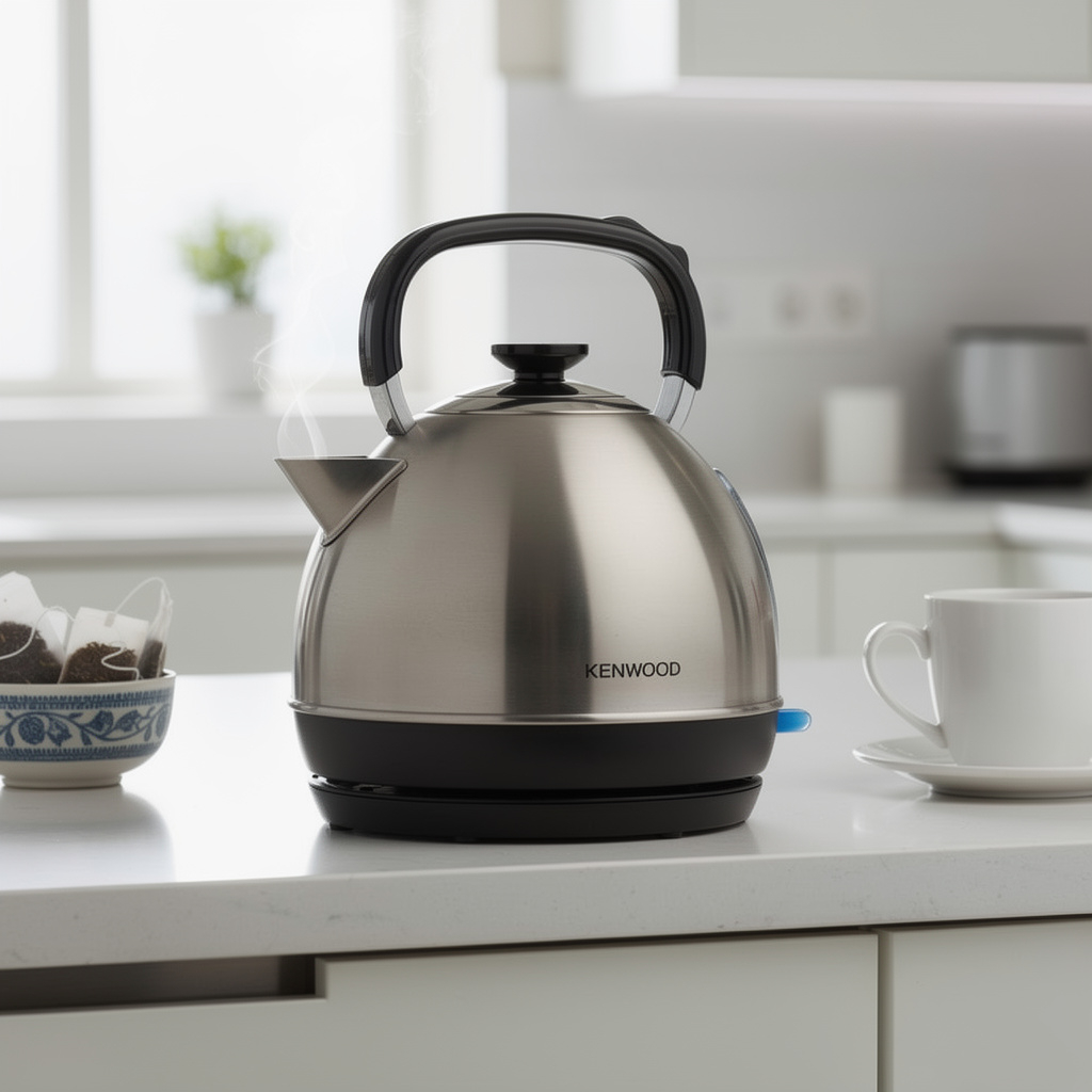 Kenwood Electric Kettle , 1.6 Liter 2200 Watt , Stainless Steel - SKM110