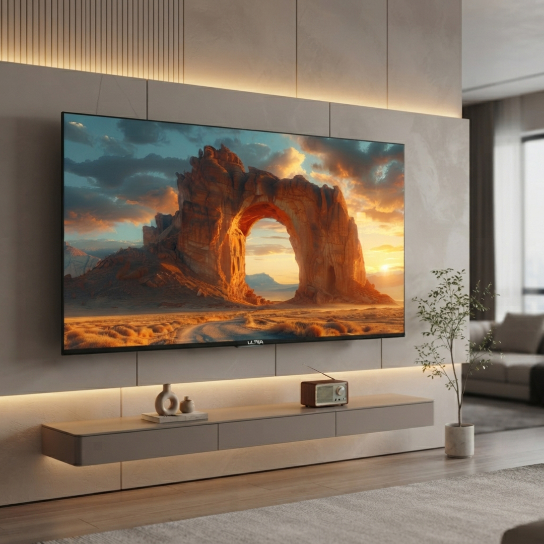 شاشة تلفزيون سمارت بدون إطار الترا ، مقاس 65 بوصة ، ليد ، دقة 4K ، بريسيفر داخلي - UT65SEL2