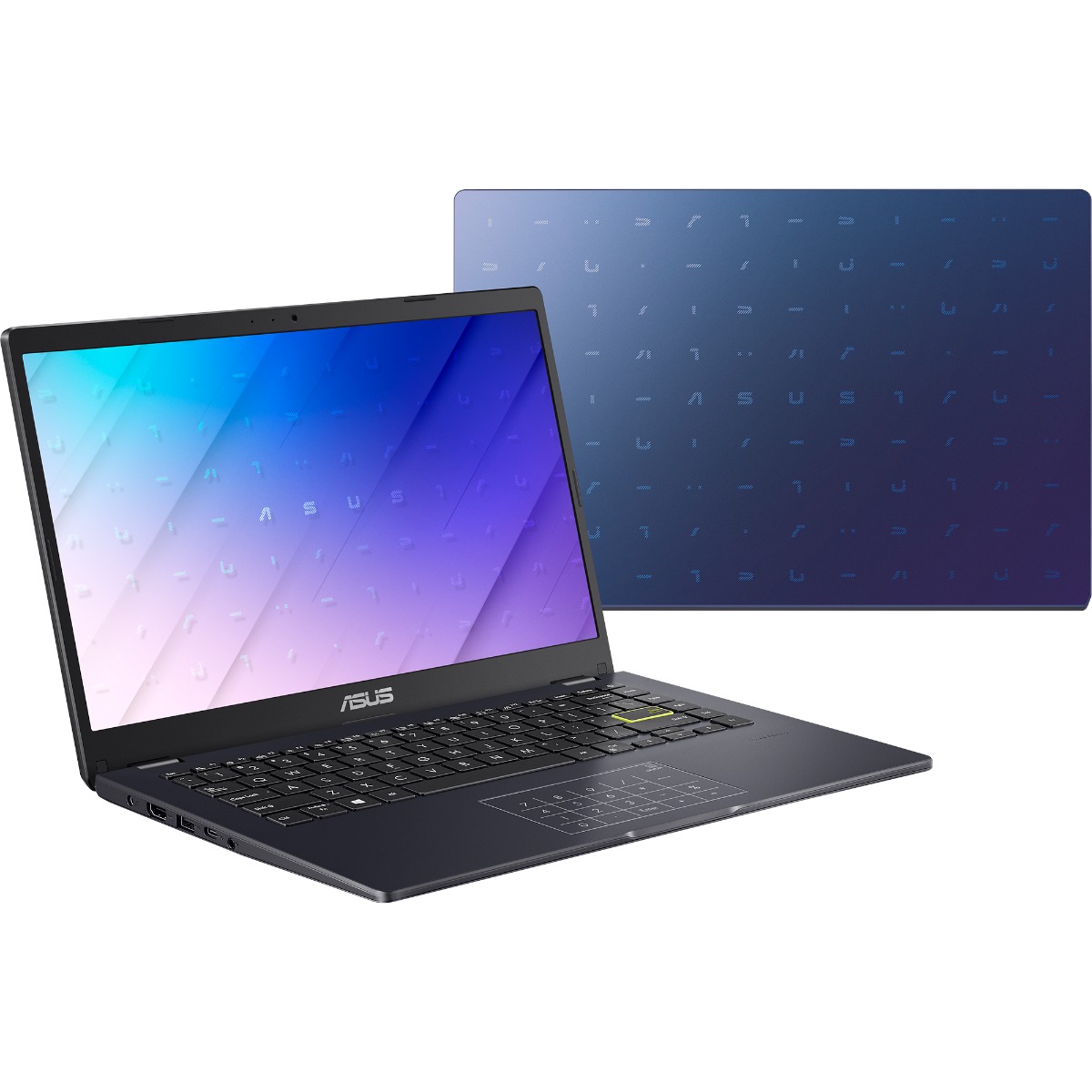 Asus E410MA-BV001W Laptop ,Intel Celeron N4020 14 Inch ,256 GB SSD ,4 GB ,Intel HD 600 Graphics ,Windows 10 - Peacock Blue