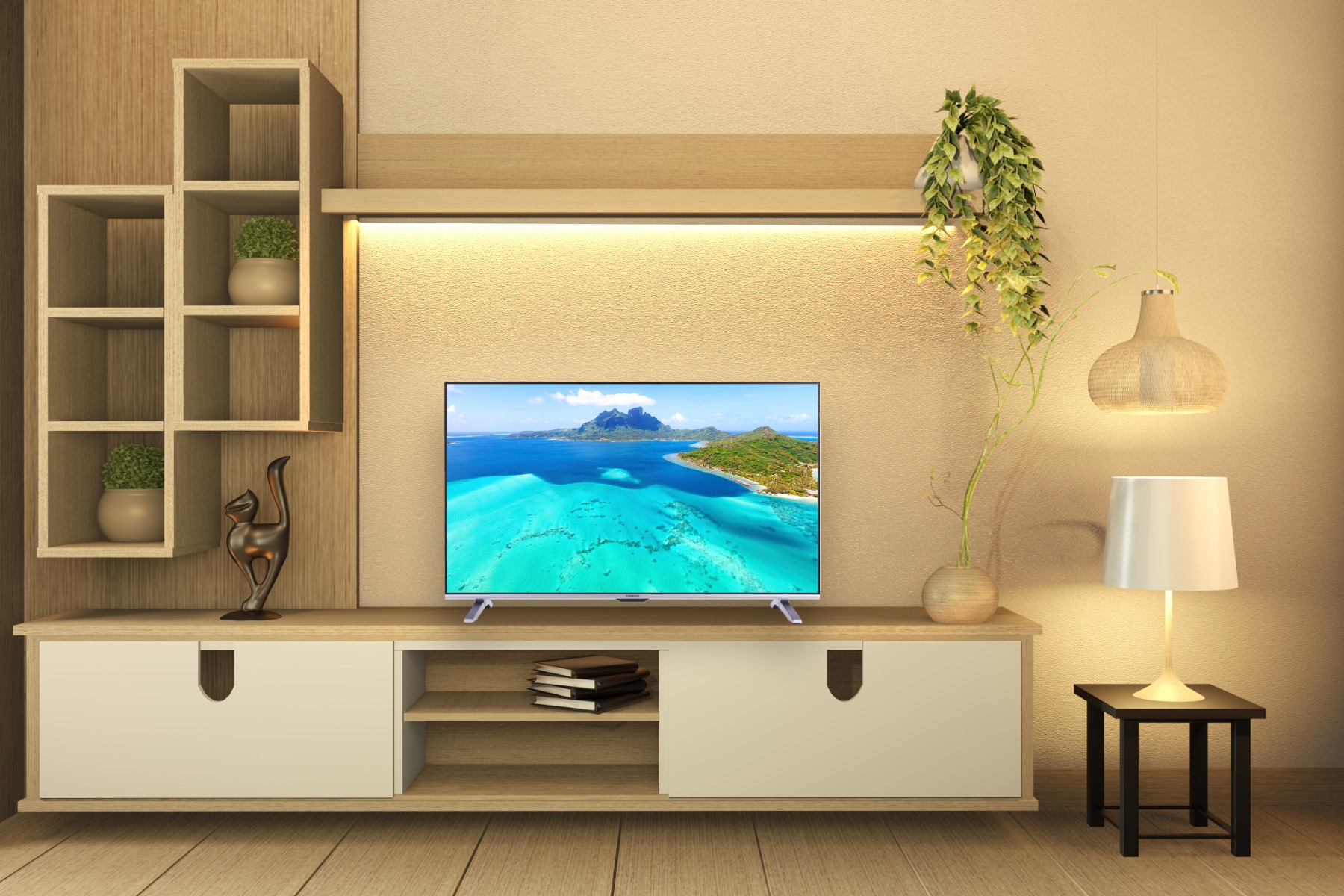 شاشة تلفزيون سمارت تورنيدو ، مقاس 50 بوصة ، ليد ، دقة 4K UHD ، بريسيفر داخلي - 50UA1400E