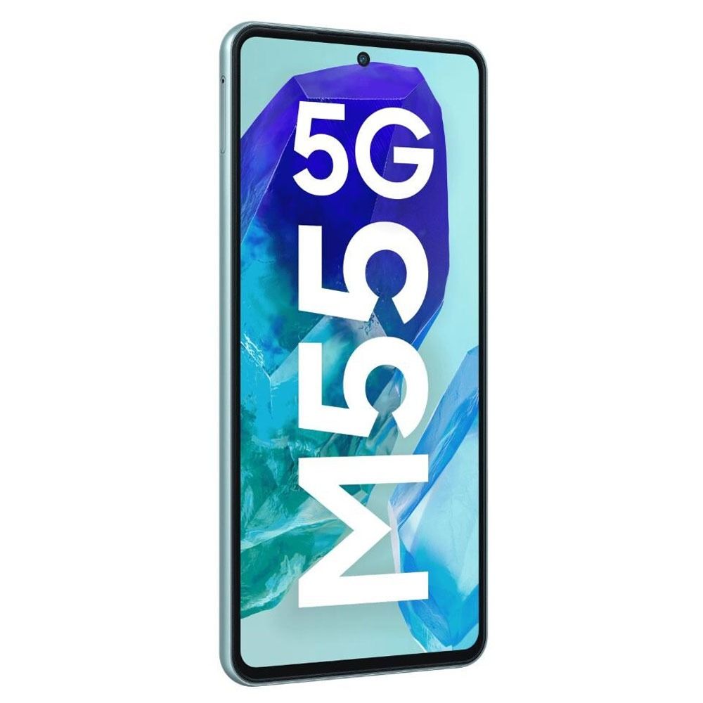 Samsung Galaxy M55 , 128 GB , 8 GB , 5G , Dual-SIM - Light Green