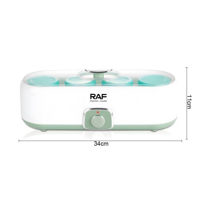 Raf Yogurt Maker , 4 Cups White Green - R.14405