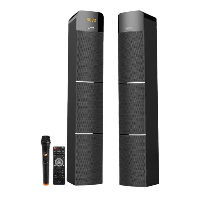 مكبر صوت بلوتوث محمول لافا ، اسود - TOWER3000