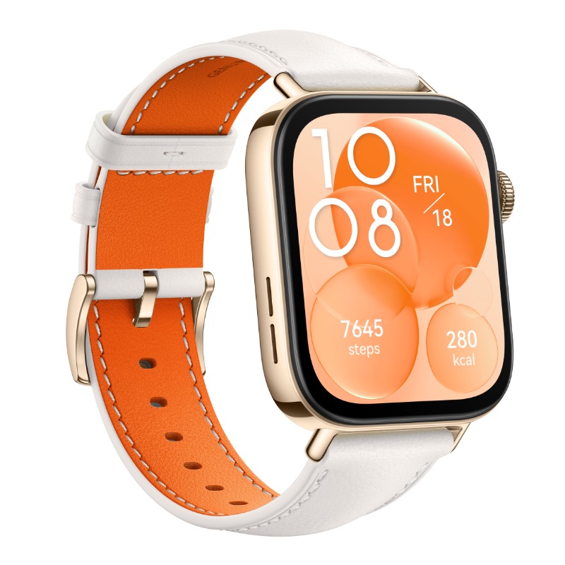 Huawei Watch Fit 3 Smart Watch , 1.82 Inch White Gold