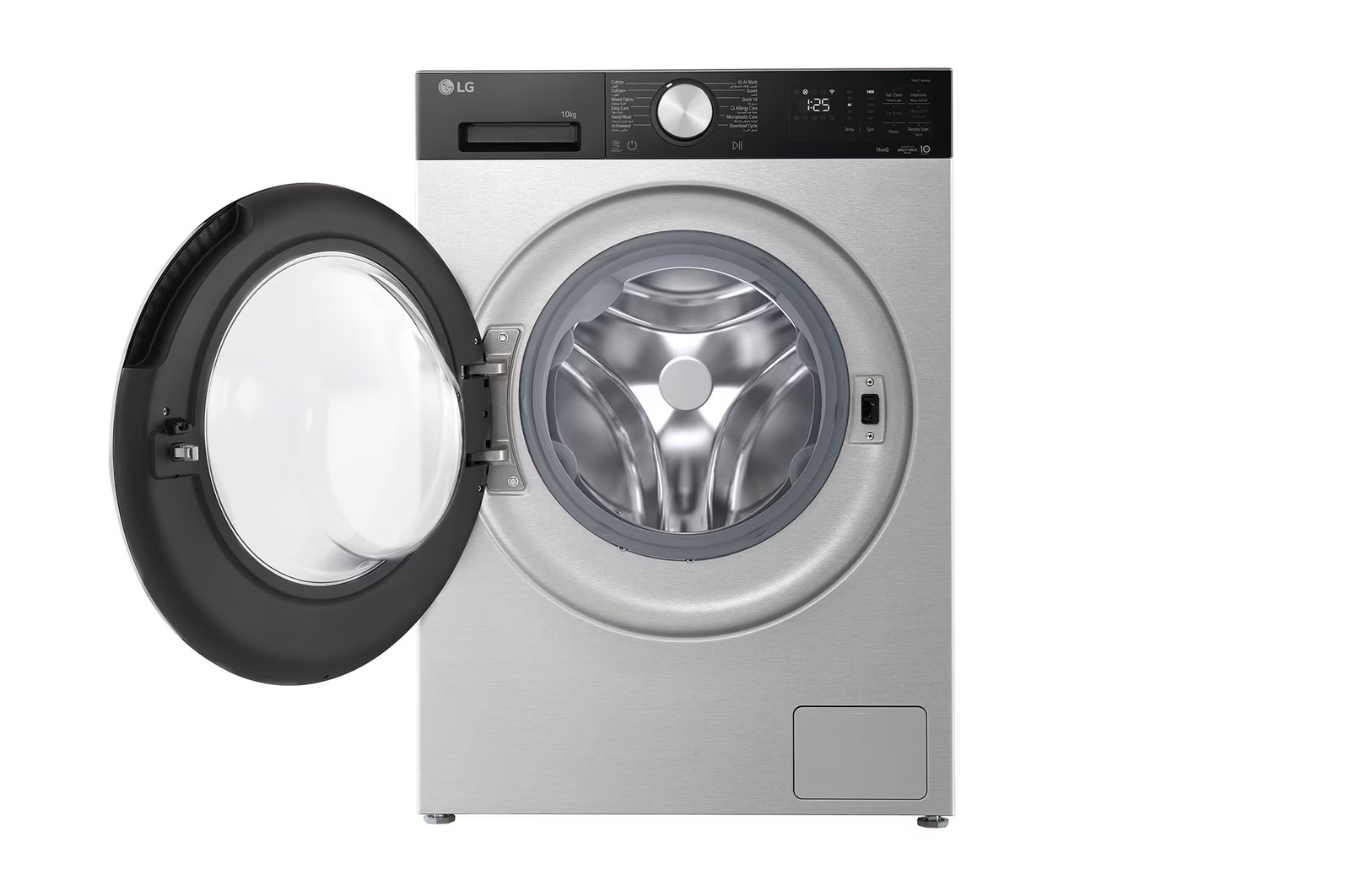 LG Inverter Front Load Washing Machine , 10 kg , Essence Silver - F4X5RYG23