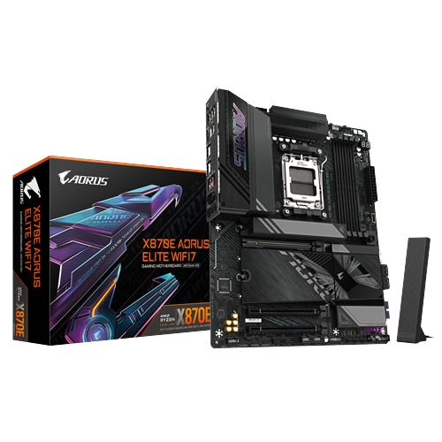 ماذر بورد جيجابايت X870E اوروس ايليت واي فاي7 ، AMD - اسود