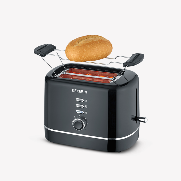 Severin Toaster , 2 Slices 850 Watt Black - AT 4321