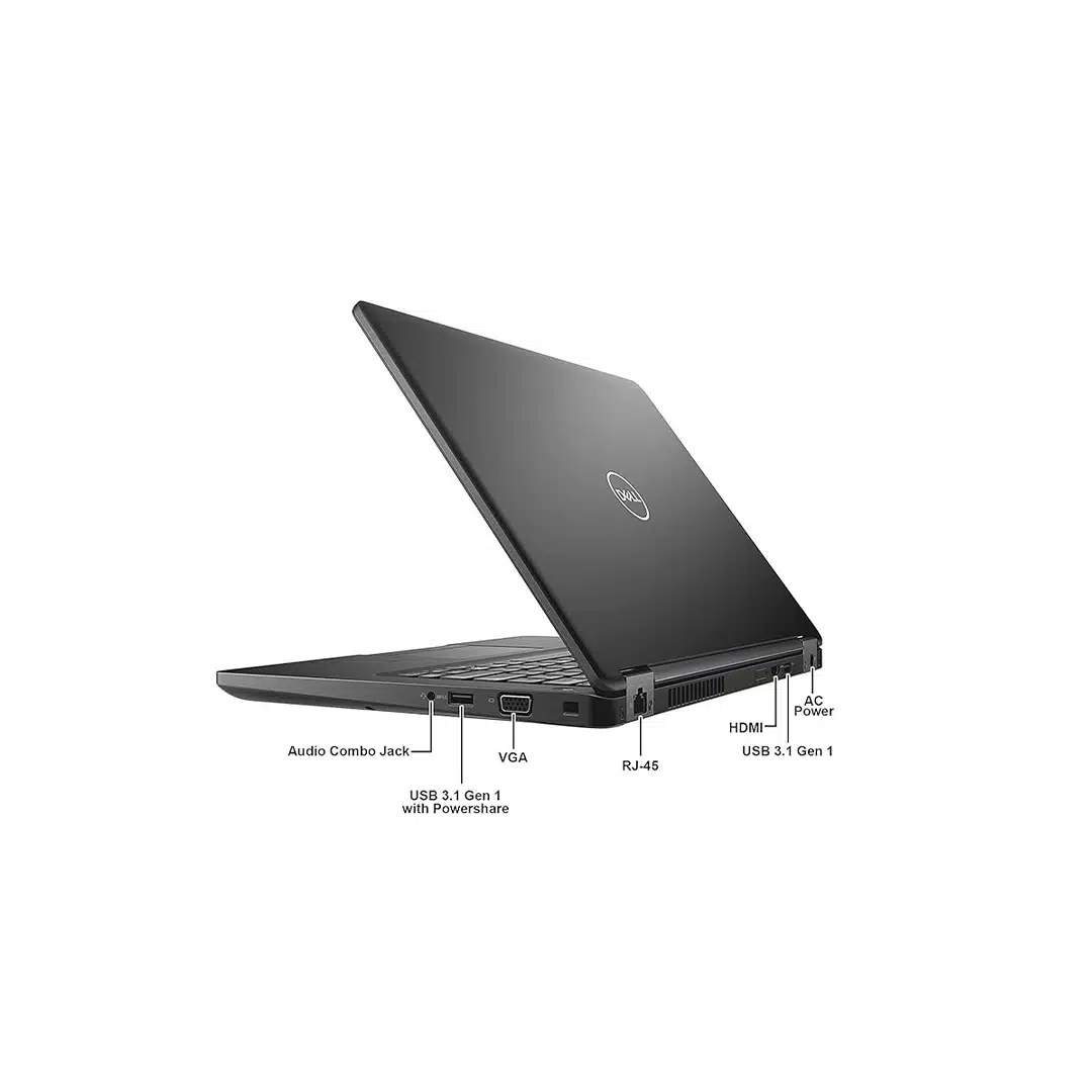 لاب توب استيراد ديل لاتيتيود 5490 ، معالج انتل كور i5-8250U ، هارد 256 جيجا بايت SSD ، رام 8 جيجا بايت ، كارت شاشة انتل HD جرافيكس 520