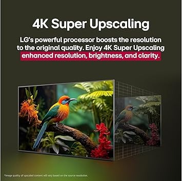 شاشة تلفزيون سمارت ال جي ، مقاس 55 بوصة ، ليد ، دقة 4K UHD ، بريسيفر داخلي