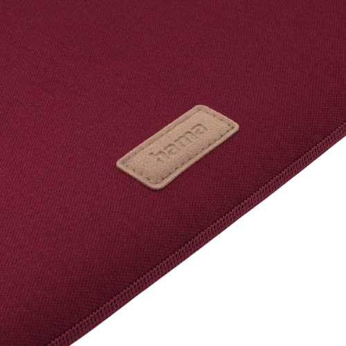 Hama Jersey Laptop Sleeve for 14.1 Inch Laptops , Burgundy