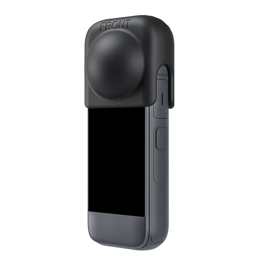 Telesin Silicone Camera Lens Cap forInsta360 X4 lenses ,Black - S6-PTC-05-TIS