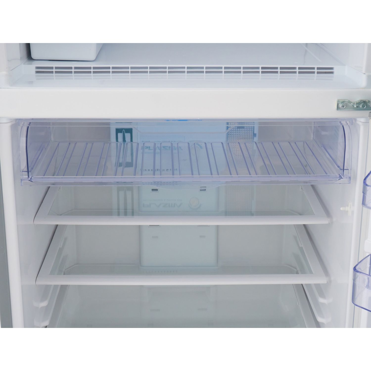ثلاجة بفريزر علوي توشيبا ، سعة 355 لتر ، نوفروست ، لا ، فضي - GR-EF40P-R-S