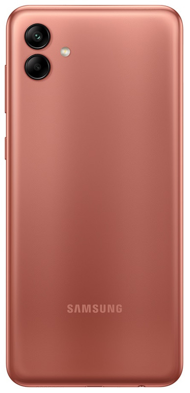Samsung Galaxy A04 , 64 GB , 4 GB , 4G LTE , Dual-SIM - Copper