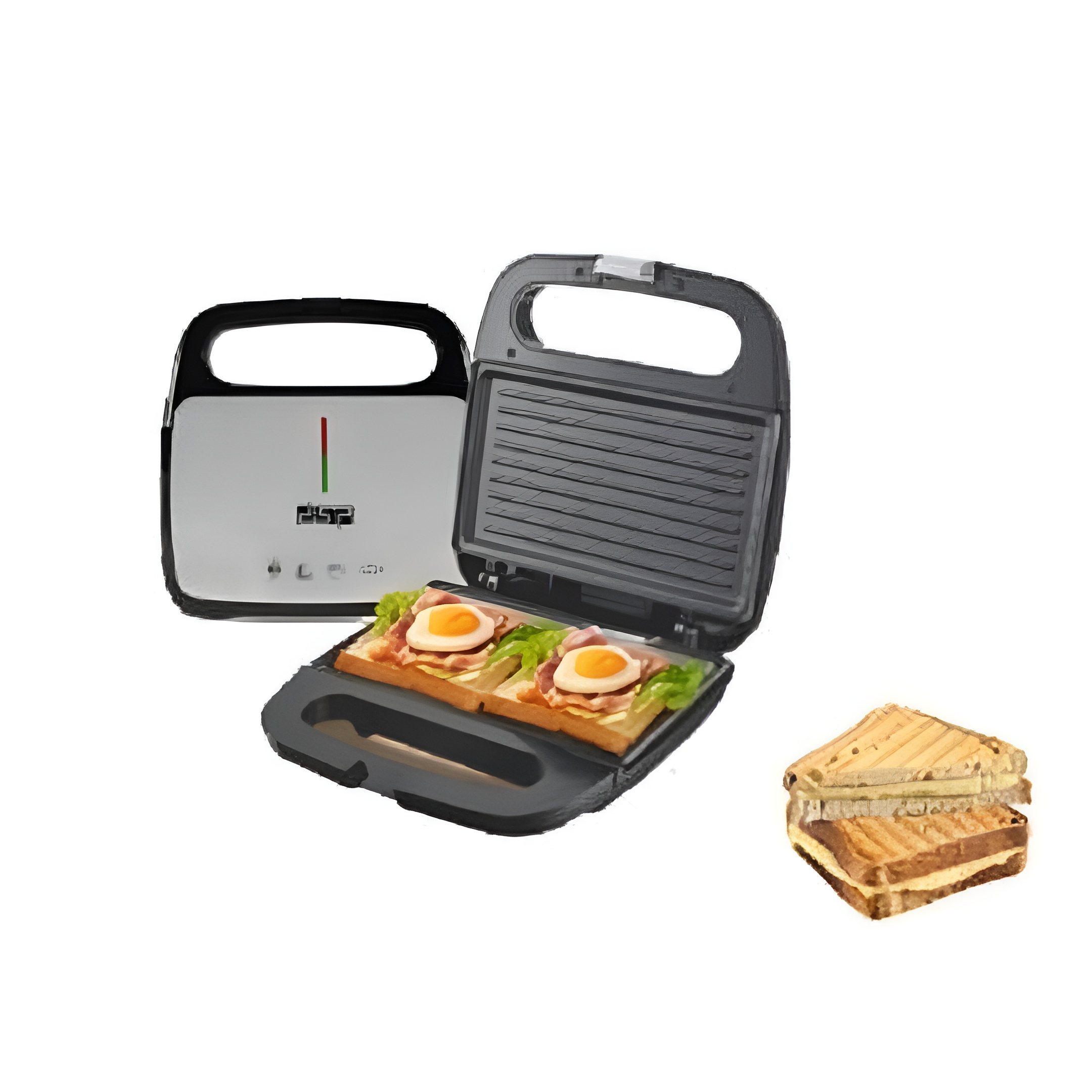 Dsp Sandwich Maker 800 Watt Silver - KC-1170