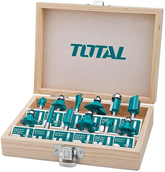 Total Set of Router Bits , Blue - TACSR0121