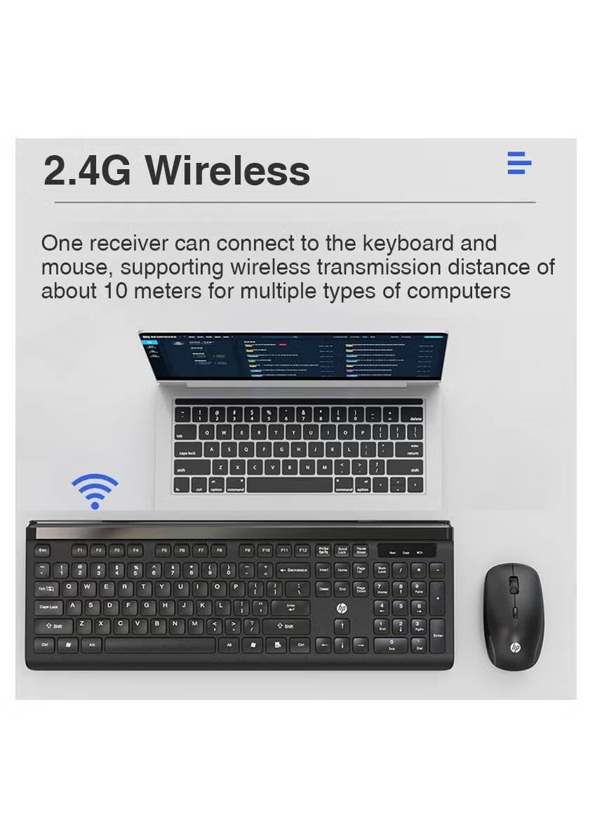 Hp Business Wireless Keyboard and Mouse , Black - CS500