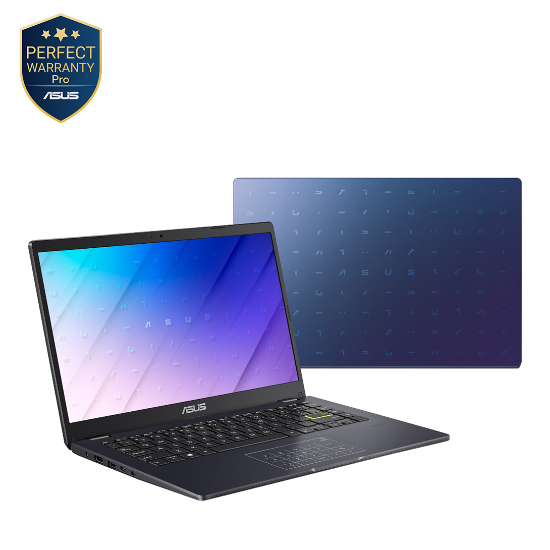 Asus E410MA-BV001W Laptop ,Intel Celeron N4020 14 Inch ,256 GB SSD ,4 GB ,Intel HD 600 Graphics ,Windows 10 - Peacock Blue