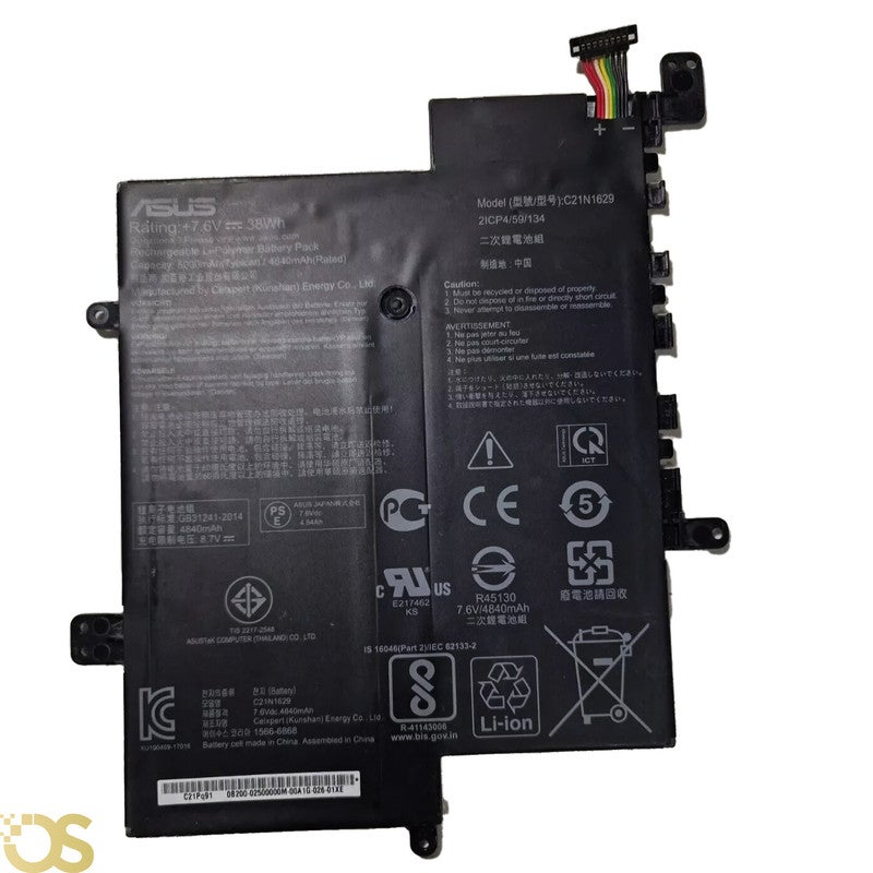 Generic ASUS C21N1629 ORG Laptop Battery for ASUS E203MA E203MAH E203NA E203NAH L203NA R203MA R207NA VivoBook E12 X207NAH Vivobook L203NA C21N1629 - C21N1629 ORG