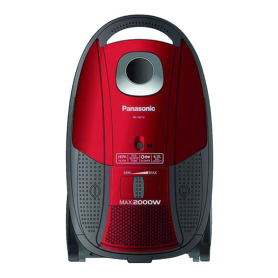 Panasonic Bagged Canister Vacuum Cleaner , 2000 Watt Red - MC-CG713