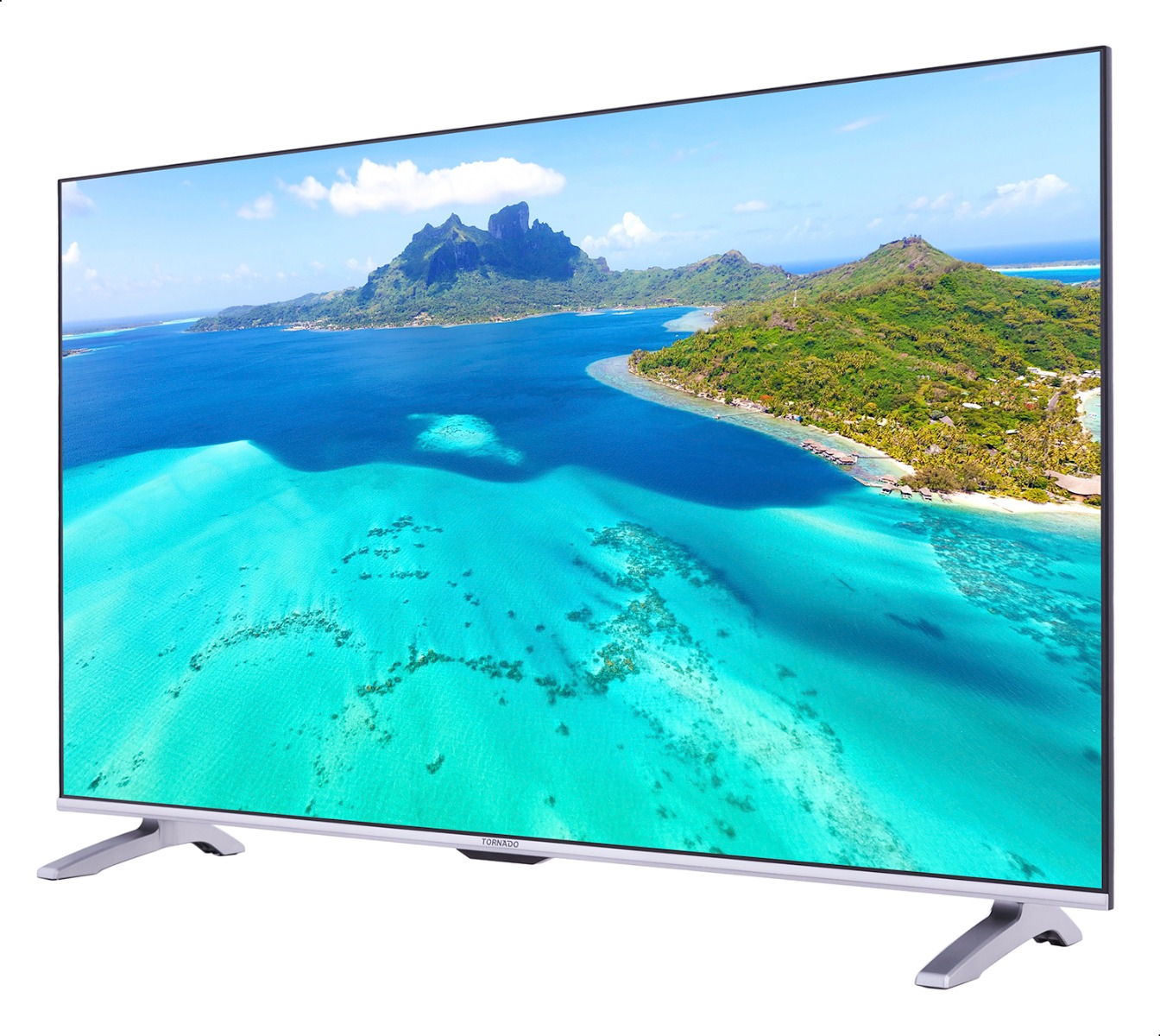 شاشة تلفزيون سمارت تورنيدو ، مقاس 50 بوصة ، ليد ، دقة 4K UHD ، بريسيفر داخلي - 50UA1400E