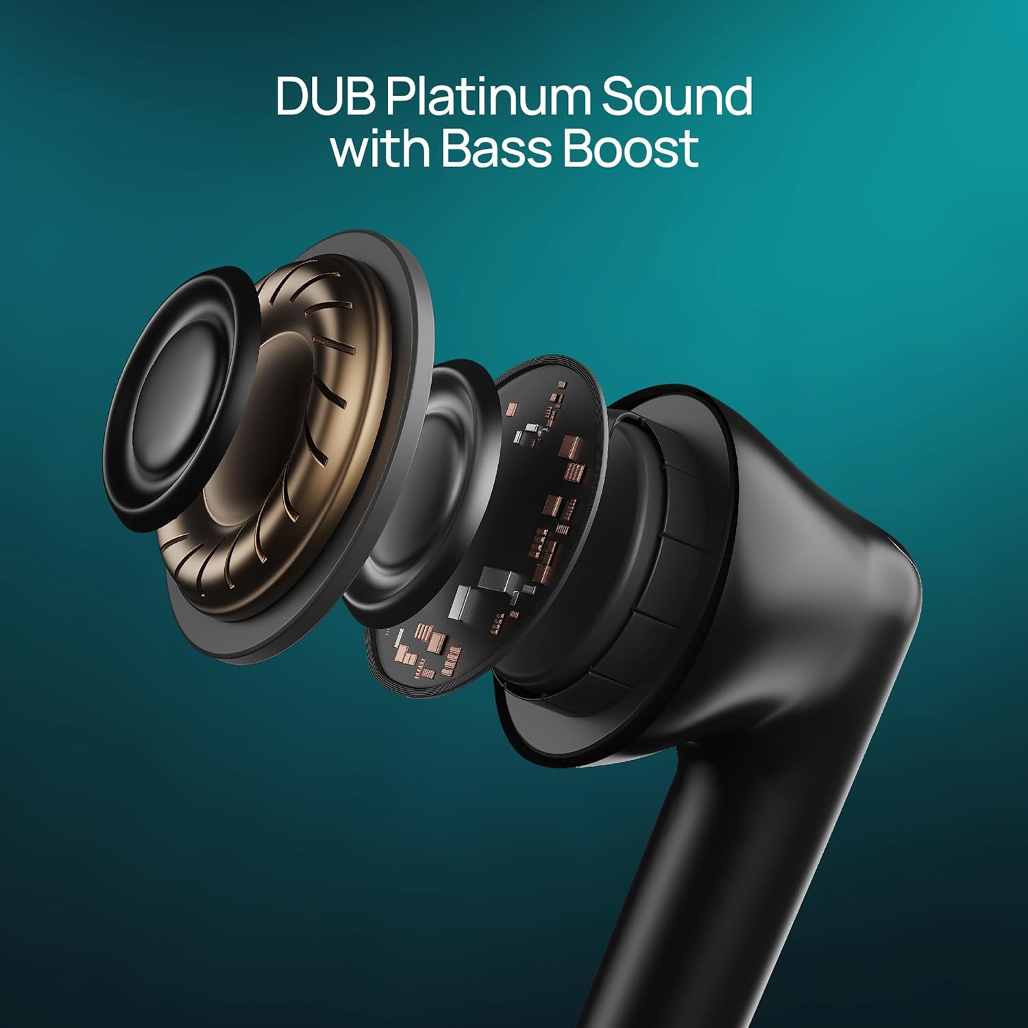 HMD DUB P60 Earbuds , with Active Noise Cancellation , Black