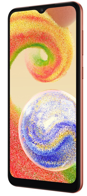 Samsung Galaxy A04 , 64 GB , 4 GB , 4G LTE , Dual-SIM - Copper