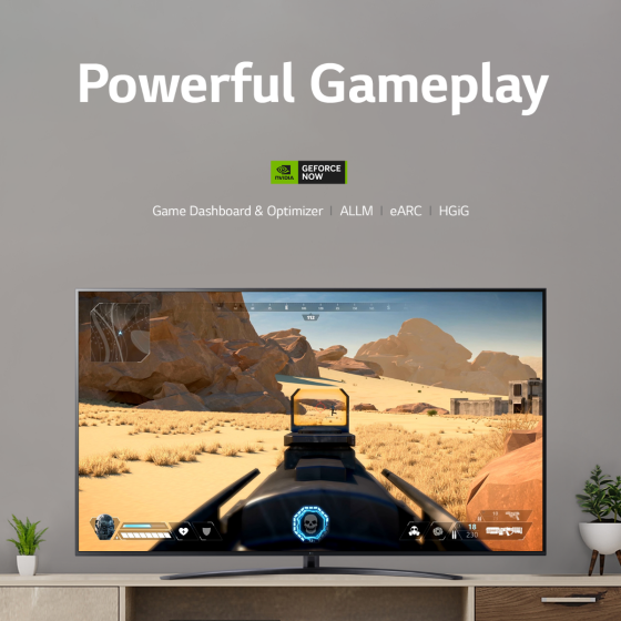 شاشة تلفزيون سمارت ال جي ، مقاس 75 بوصة ، ليد ، دقة 4K UHD ، بريسيفر داخلي