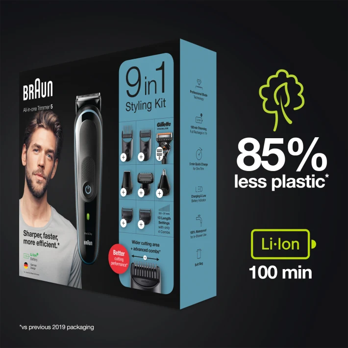 ماكينة حلاقة كهرباء براون ، اسود - MGK5380