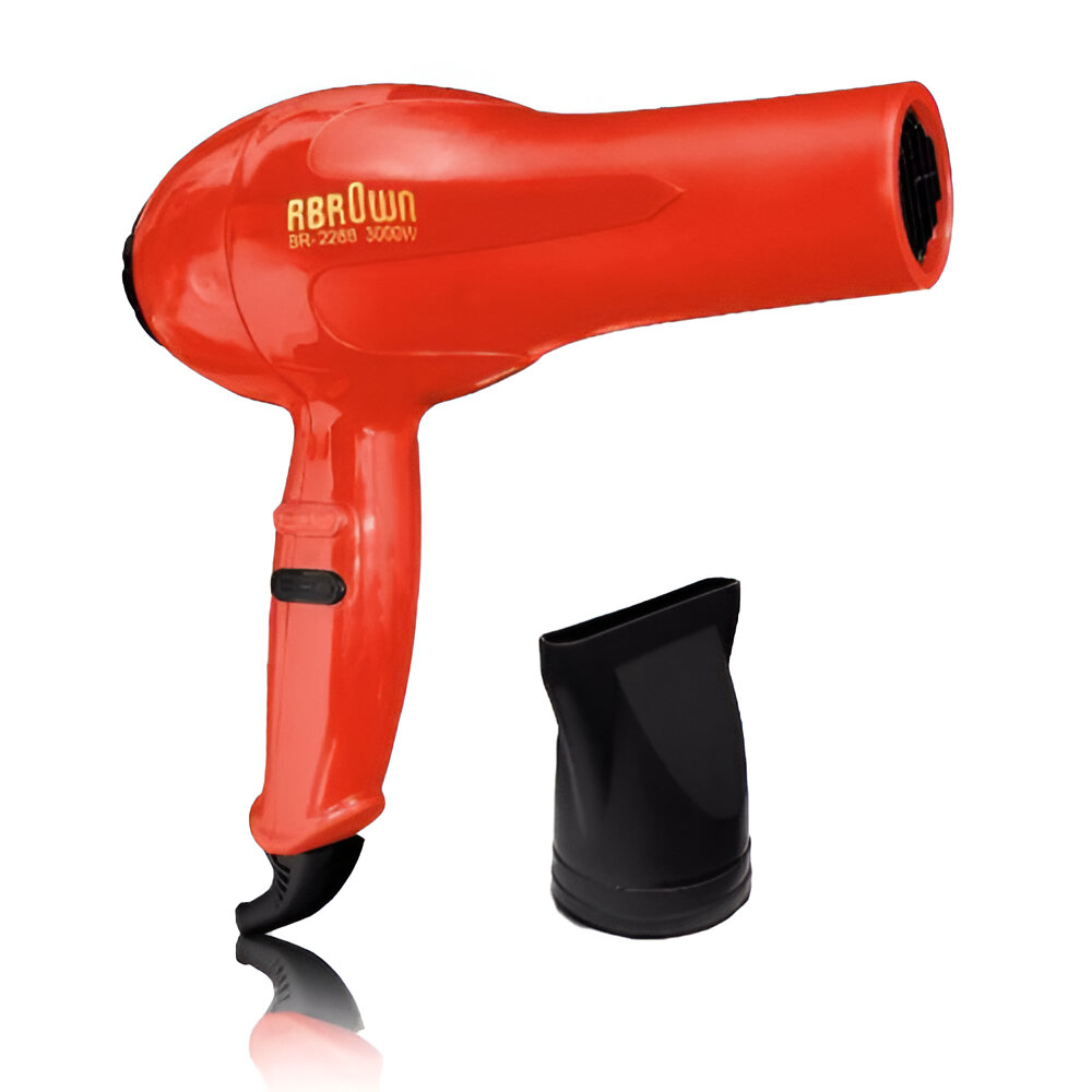 Rbrown Hair Dryer 3000 Watt , Multi Color - BR-2288