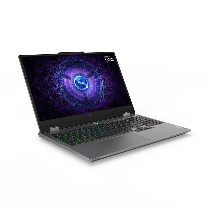 لاب توب لينوفو LOQ 15IAX9 ، معالج انتل كور i5-12600HX 15.6 بوصة ، هارد 512 جيجا بايت SSD ، رام 12 جيجا بايت ، كارت شاشة انفيديا جي فورس RTX 3050 ،فري دوس - رمادي لونا