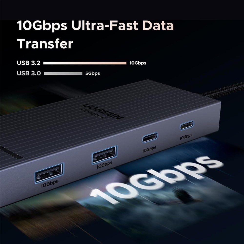 موزع USB متعدد المنافذ يوجرين ريفودوك برو - 45365